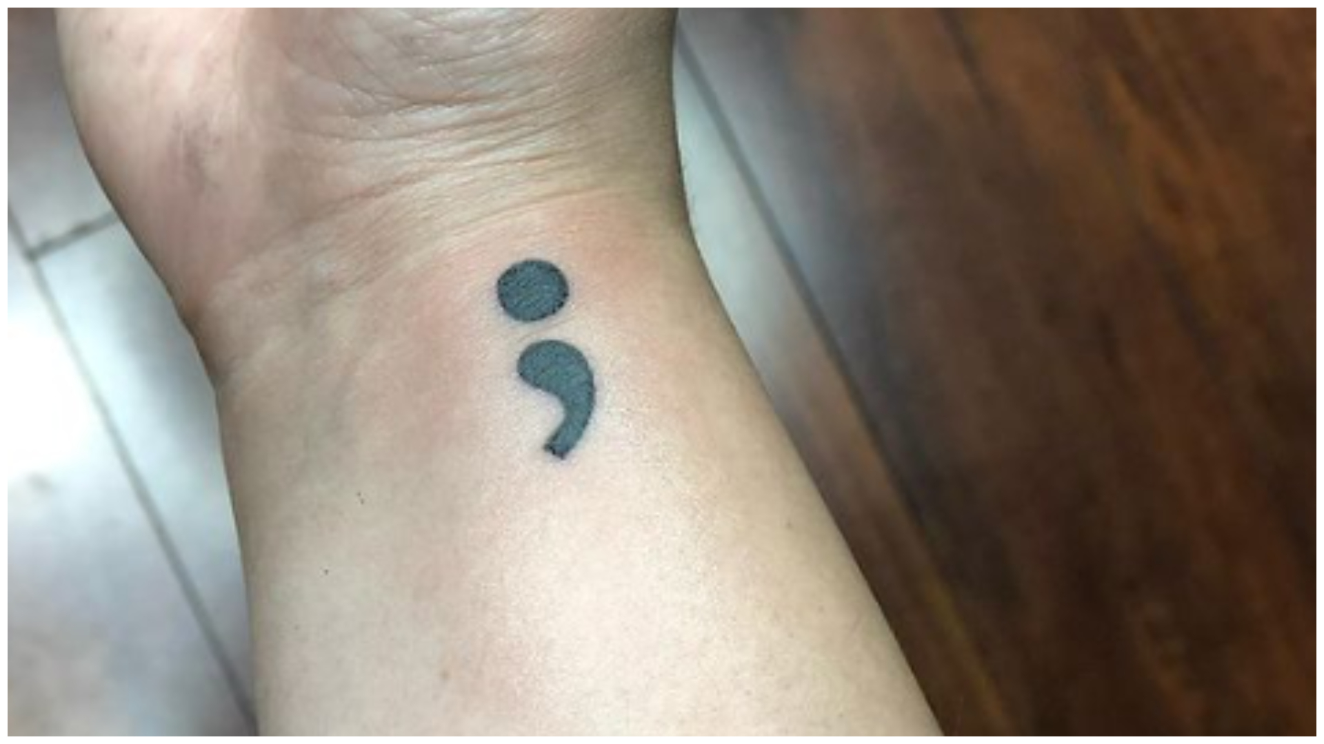 Semicolon tattoos are more than just ink